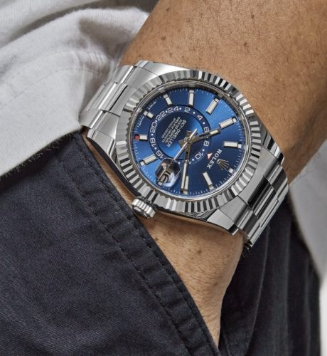 Sky-Dweller 42mm, Oystersteel and 18k White Gold, Ref 326934-0003 photo review